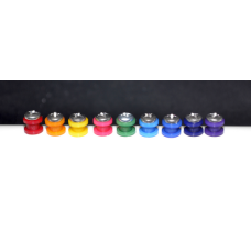 1010 3 Piece Railbuttons Dyed - Package of 4